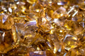 Raw Citrine crystal chunks — golden yellow facets of the abundance stone